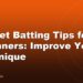 Cricket Batting Tips for Beginners: Improve Your Technique