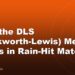 How the DLS (Duckworth-Lewis) Method Works in Rain-Hit Matches