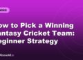 How to Pick a Winning Fantasy Cricket Team: Beginner Strategy