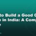 How to Build a Good Credit Score in India: A Complete Guide
