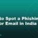 How to Spot a Phishing SMS or Email in India